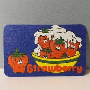 Vintage CTP Scratch & Sniff Patch Strawberry *No Scent*